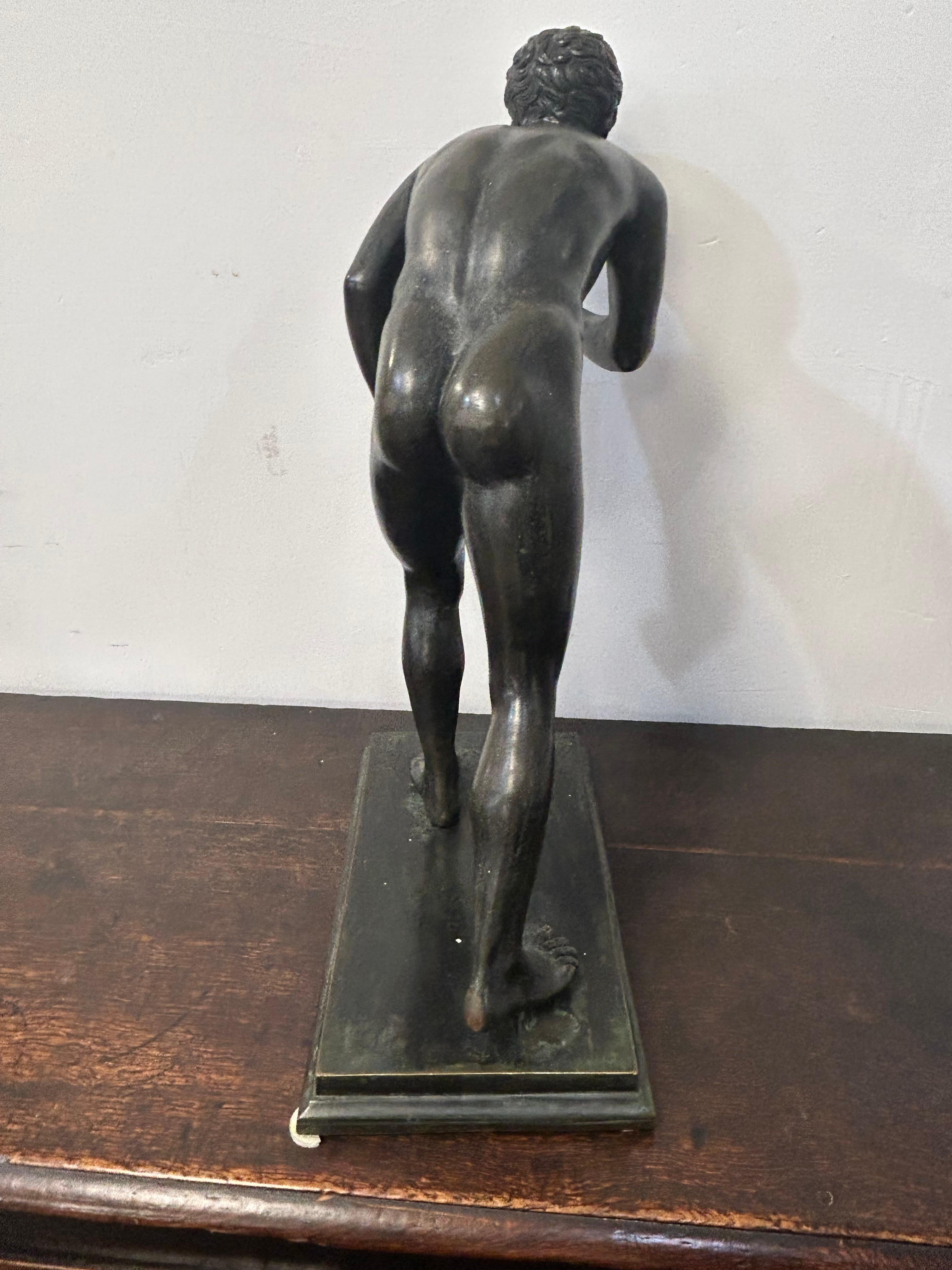 Greco classico Gennaro Chiurazzi Gran Tour Corridore in bronzo C 1890 in vendita