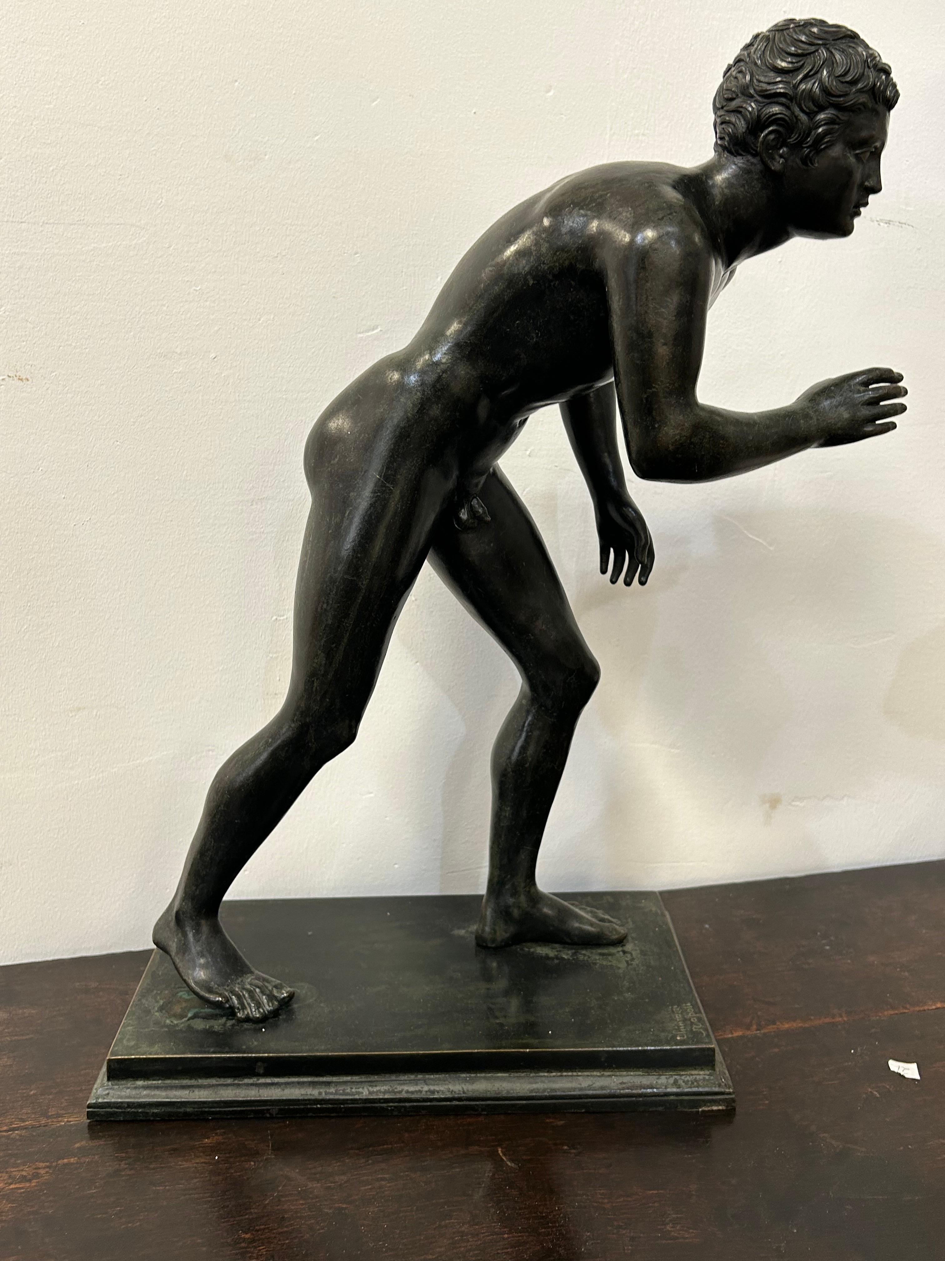Calco Gennaro Chiurazzi Gran Tour Corridore in bronzo C 1890 in vendita