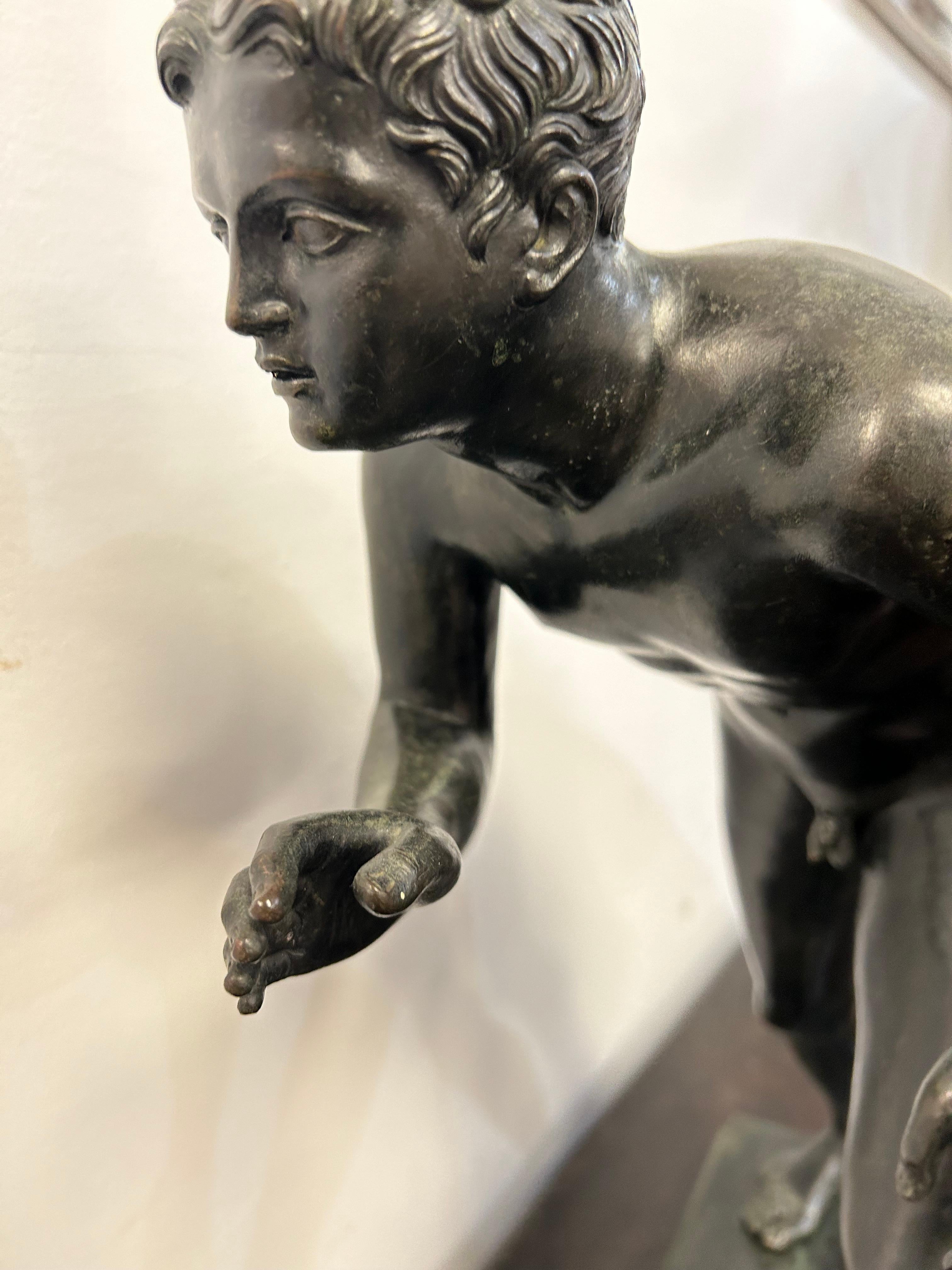 Gennaro Chiurazzi Gran Tour Corridore in bronzo C 1890 In condizioni buone in vendita a West Palm Beach, FL