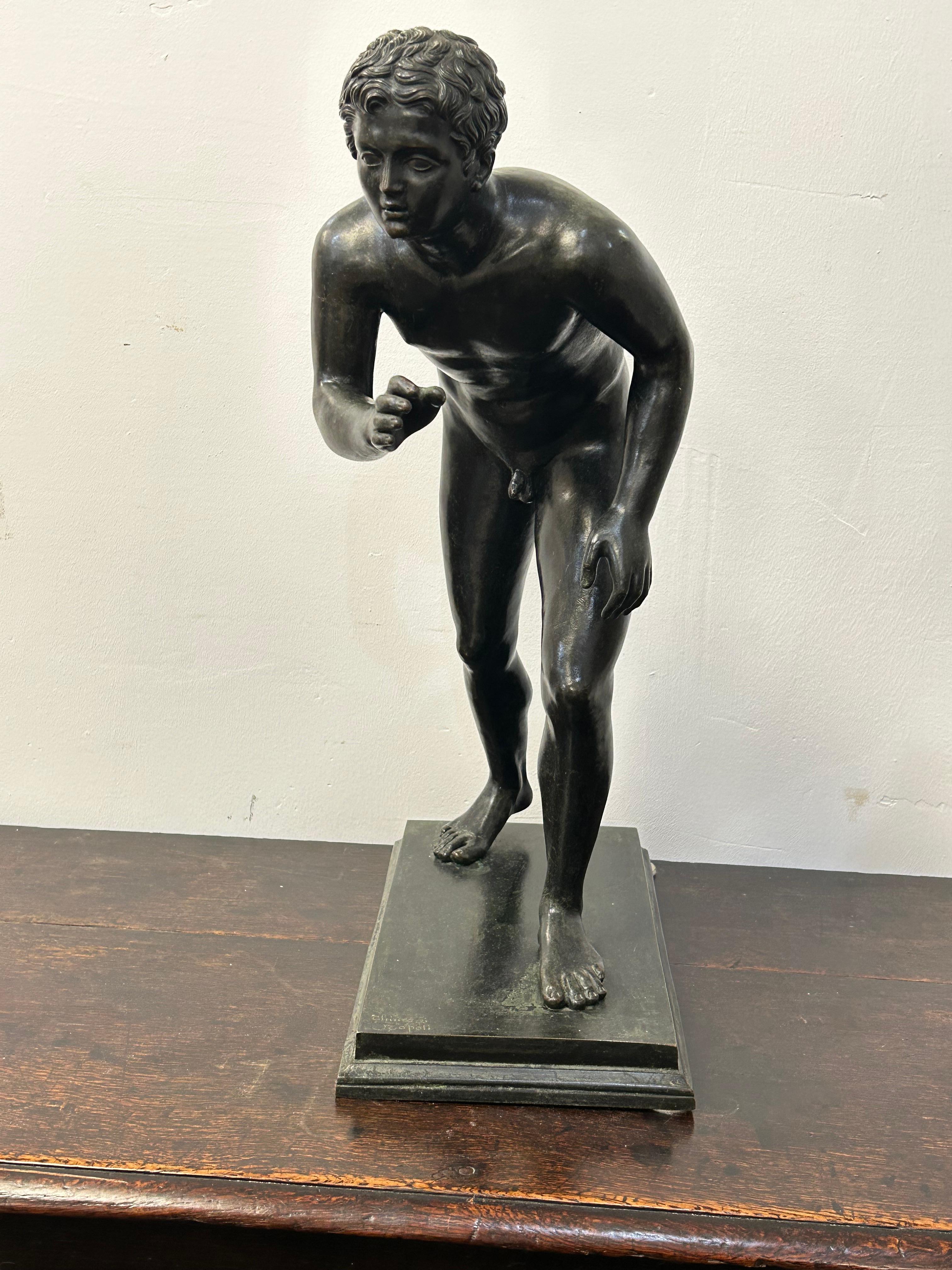 XIX secolo Gennaro Chiurazzi Gran Tour Corridore in bronzo C 1890 in vendita