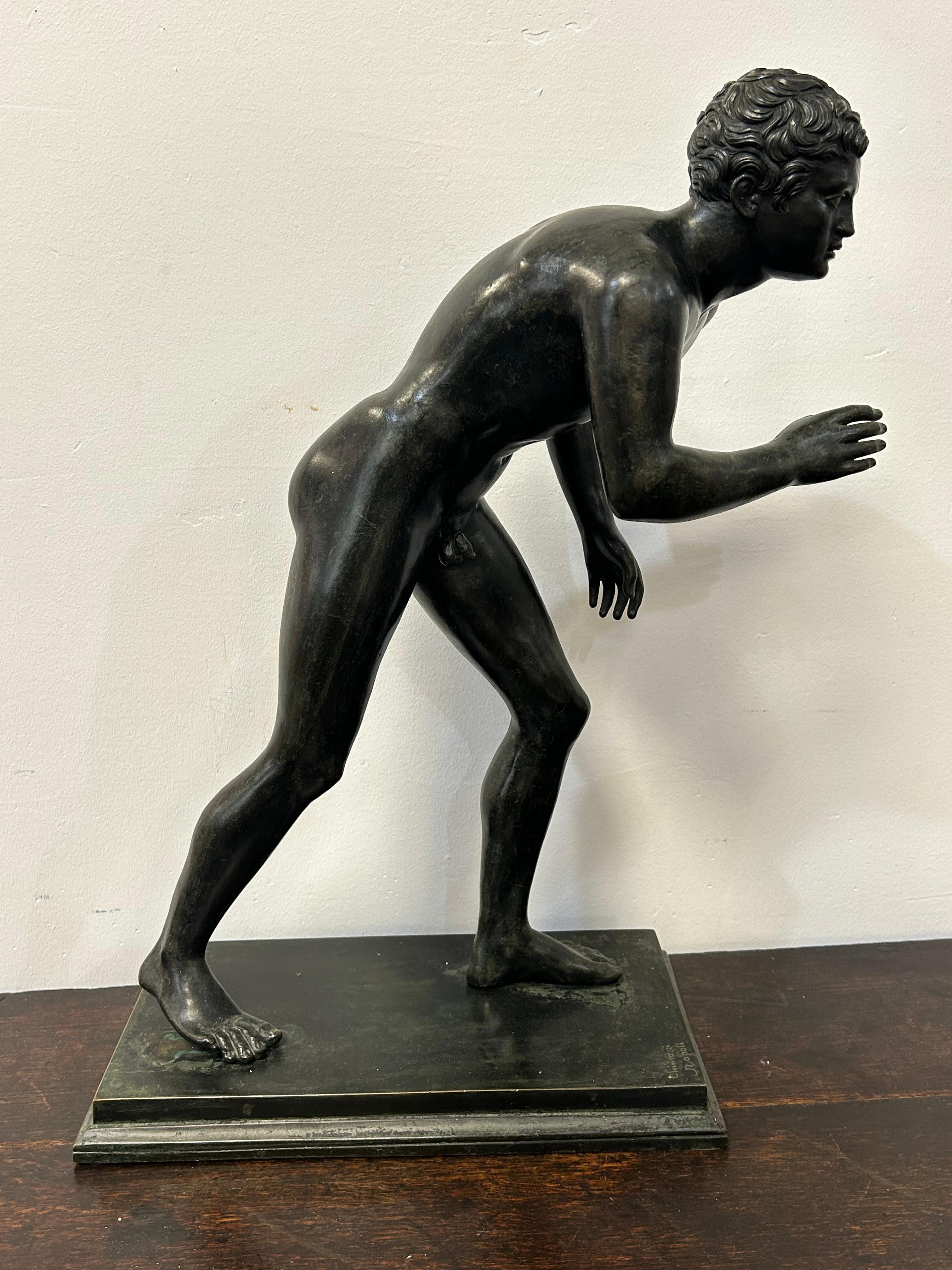 Gennaro Chiurazzi Gran Tour Corridore in bronzo C 1890 in vendita 1