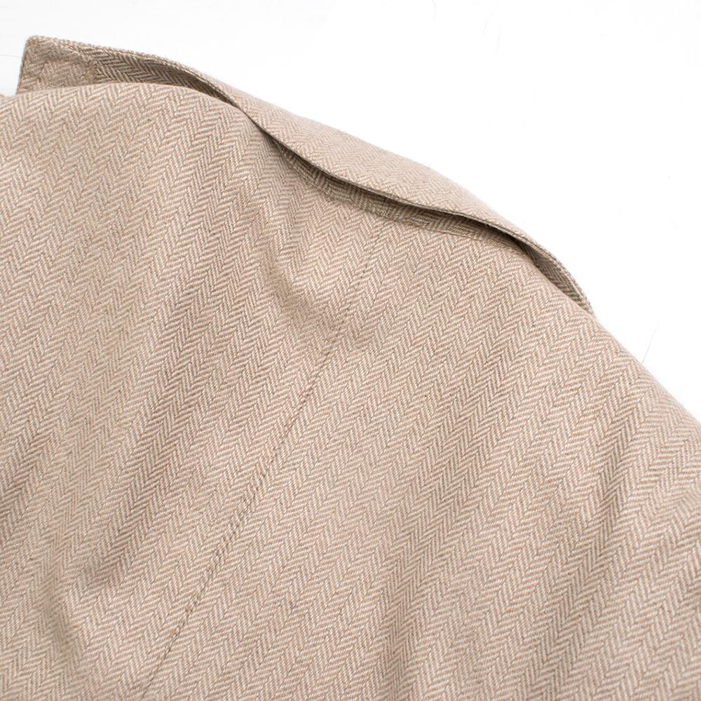 Gennaro Solito Bespoke Cashmere Single Breasted Coat estimated size L 4