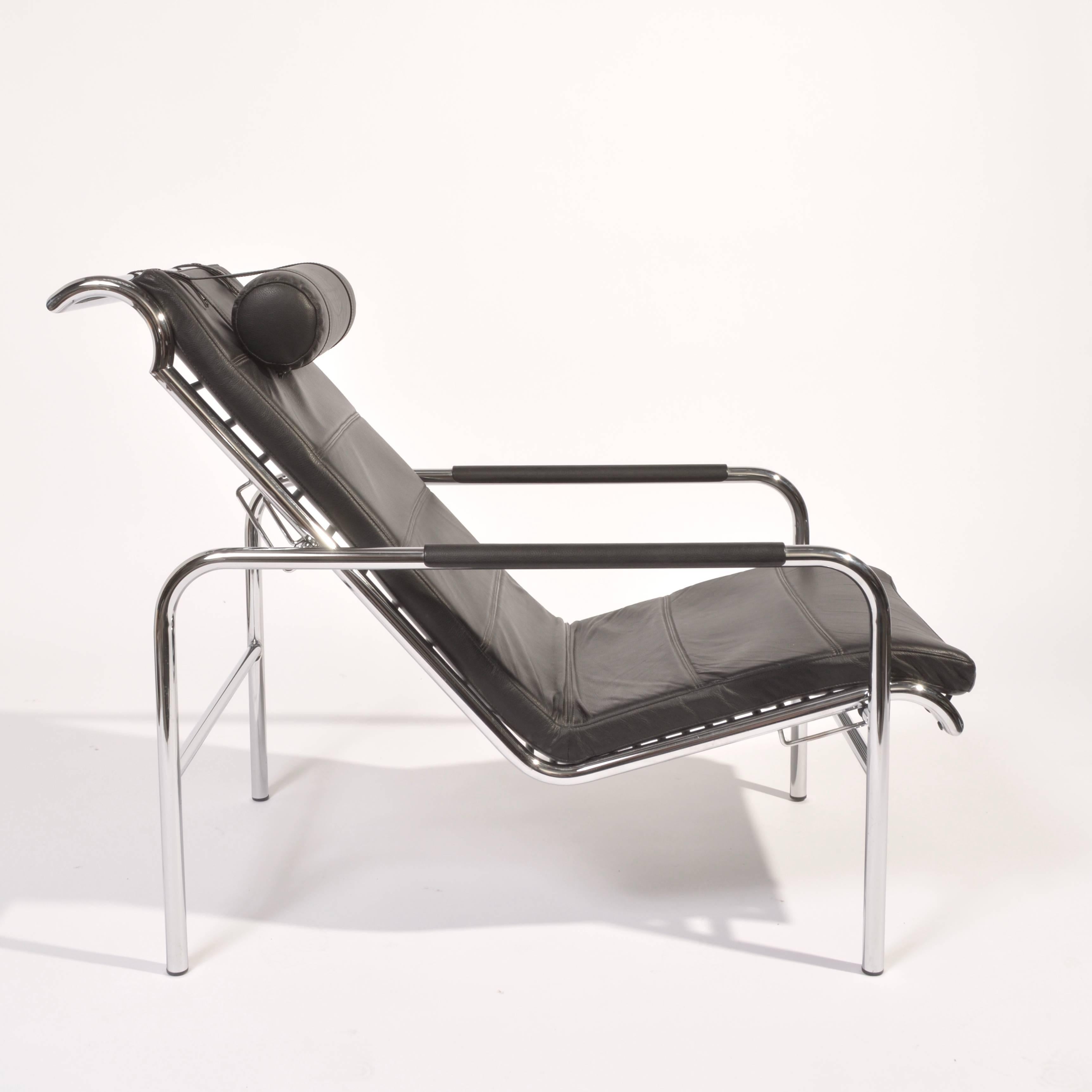 Bauhaus Genni Lounge Chair and Ottoman by Gabriele Mucchi for Zanotta