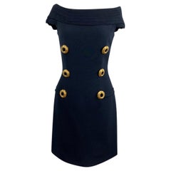 Genny Dress Silk in blu