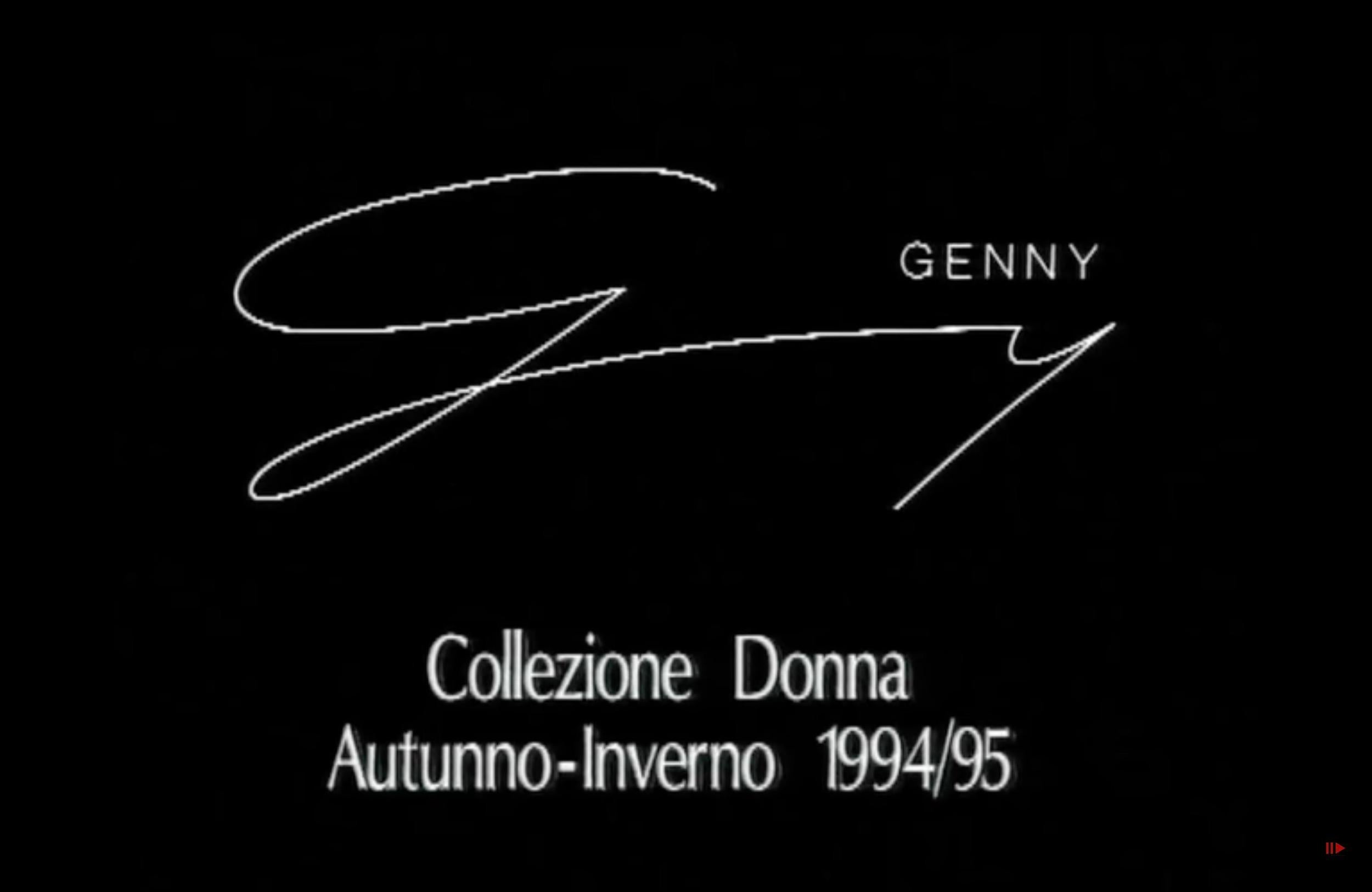 Genny Fall Winter 1994/95 Mini Dress Flared Sleeve Documented IT44 Small /Medium For Sale 10