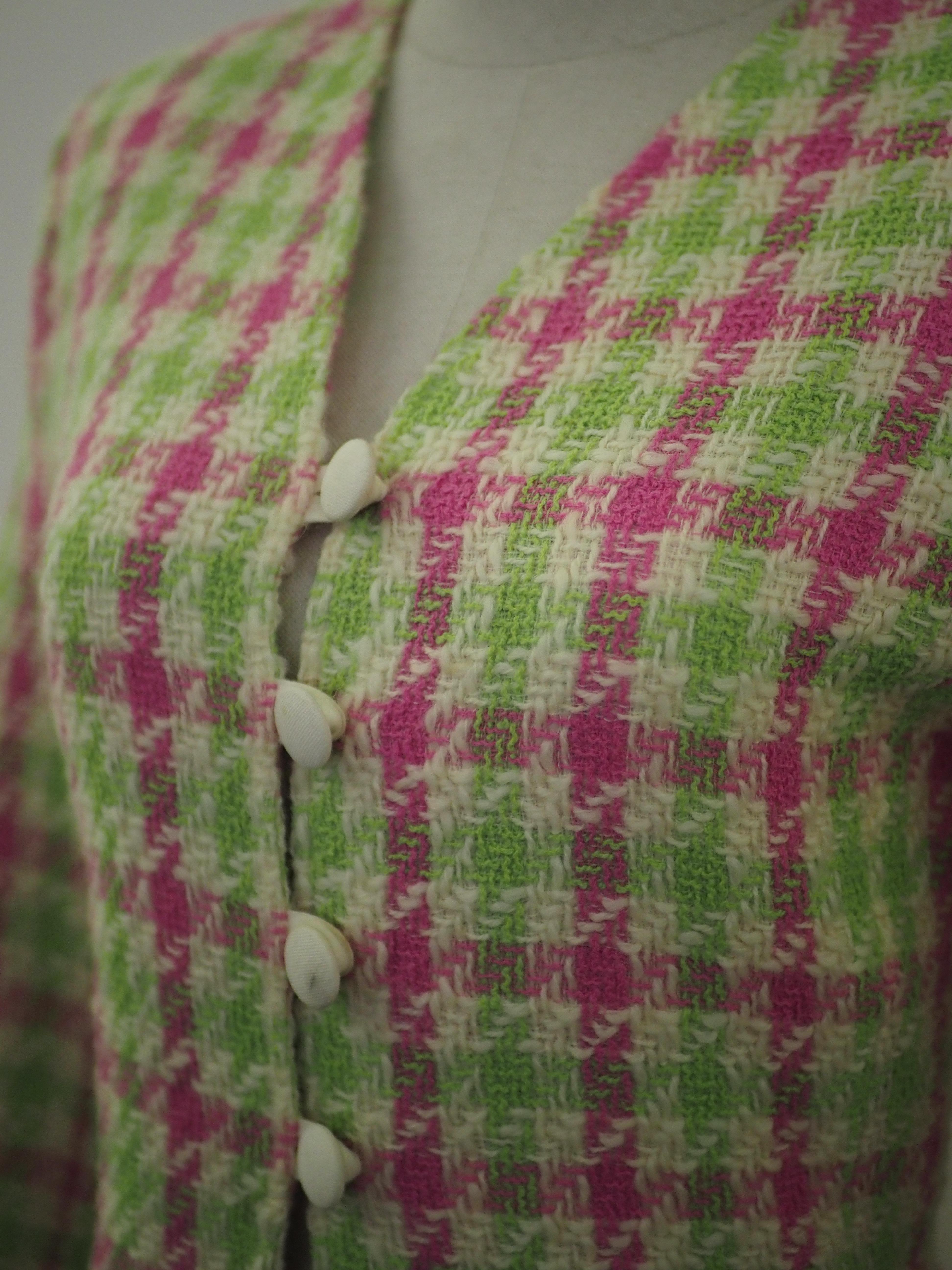 Veste en laine multicolore Genny Bon état - En vente à Capri, IT