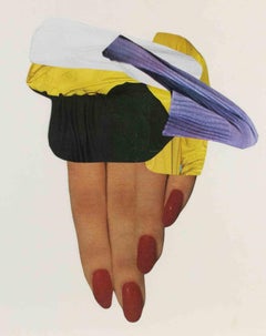 5 - Black and yellow - Collage by Genny Puccini - 1977