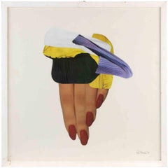 5 - Noir et jaune - Collage de Genny Puccini - 1977