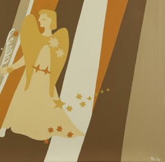 Virgin - Acrylic on Canvas by Genny Puccini - 1973