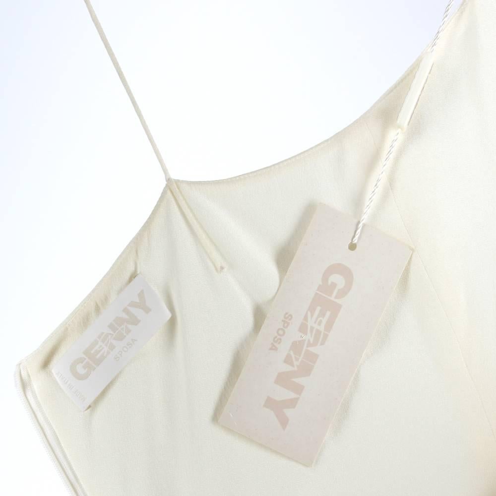 Genny White Ivory  Vintage Wedding Dress, 1990s In Good Condition In Lugo (RA), IT