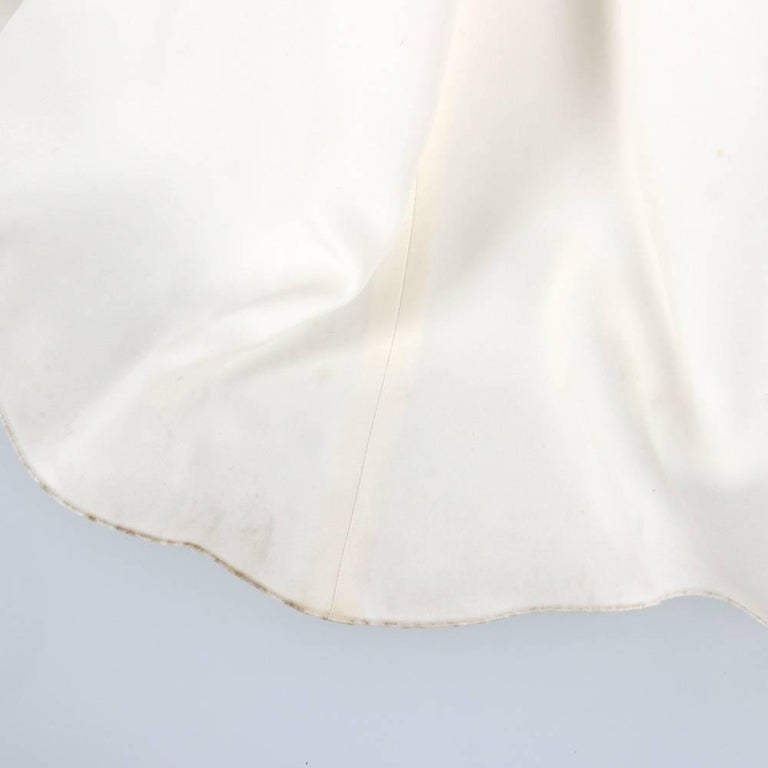 Genny White Ivory  Vintage Wedding Dress, 1990s For Sale 5