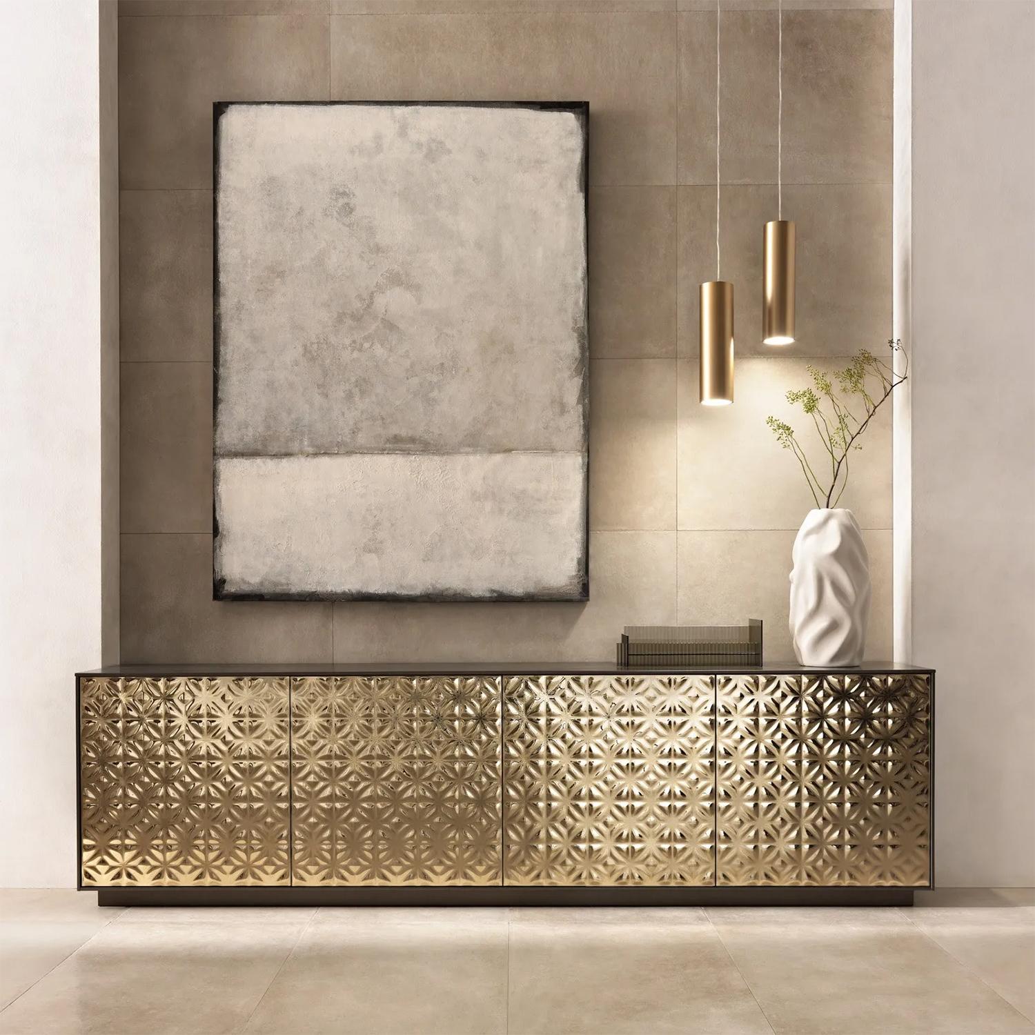 XXIe siècle et contemporain Enfilade Genova en bronze en vente
