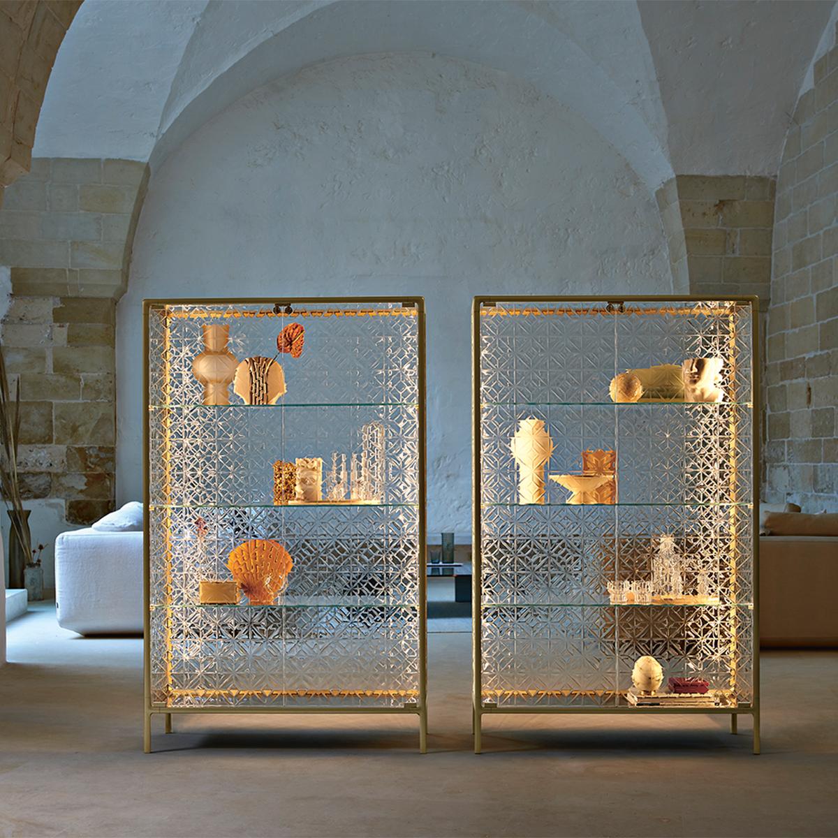 Contemporary Genova Large Glass Case For Sale