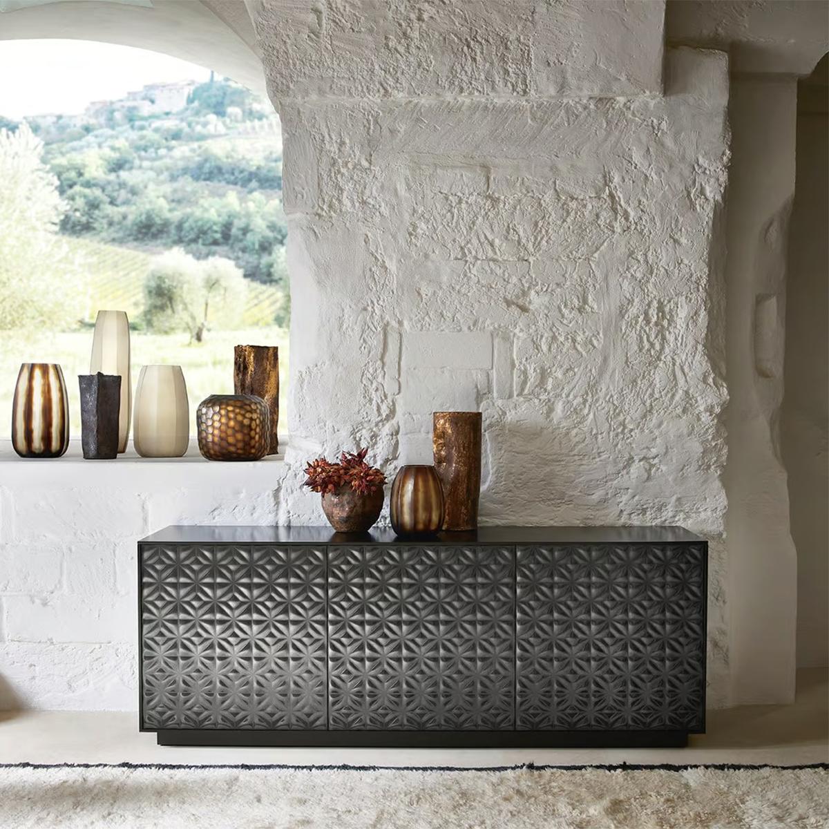 XXI secolo e contemporaneo Credenza Genova Smocked in vendita