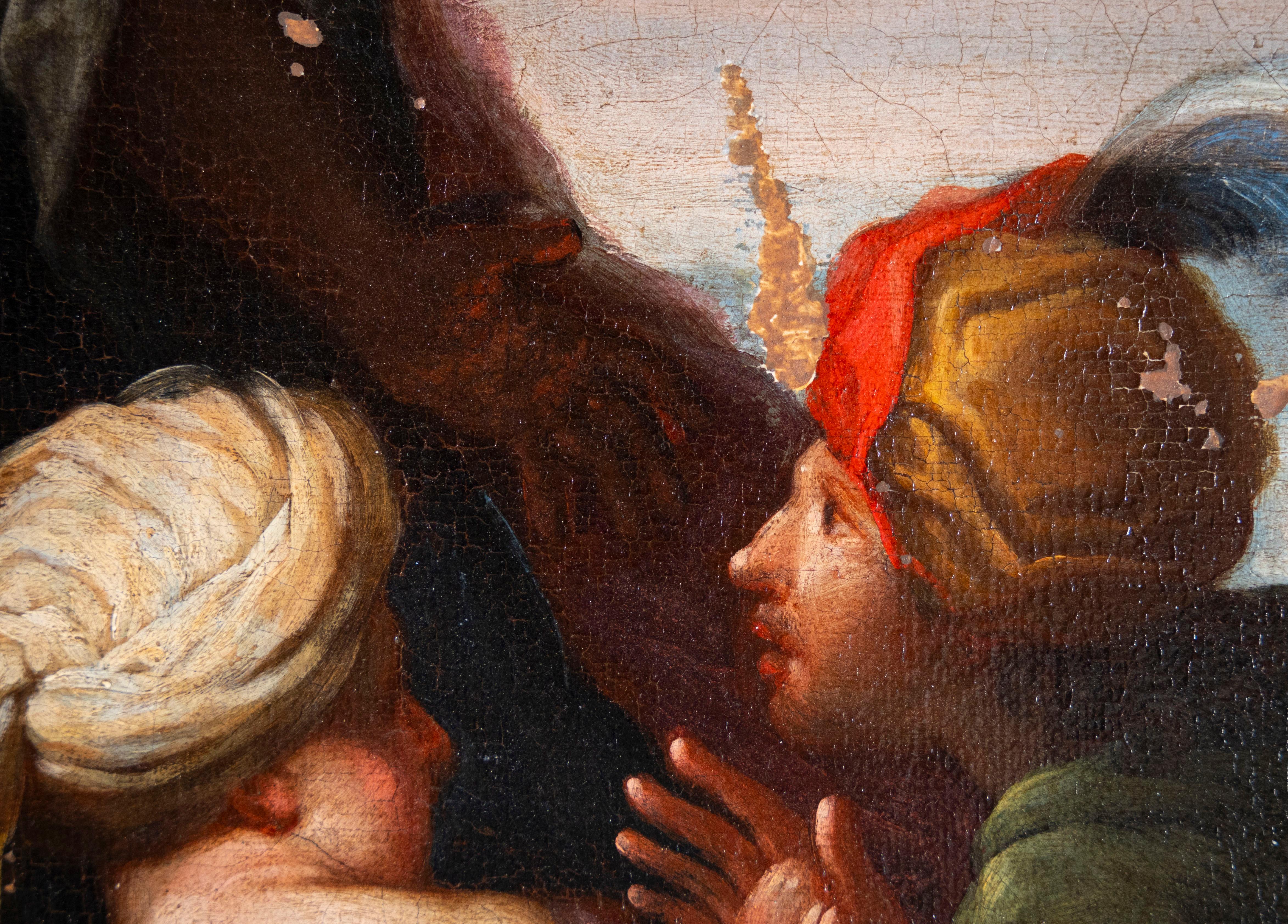 San Francesco Saverio (Saint Francis Xavier), Genuavese-Schule (17. Jahrhundert) (Braun), Figurative Painting, von Genovese School