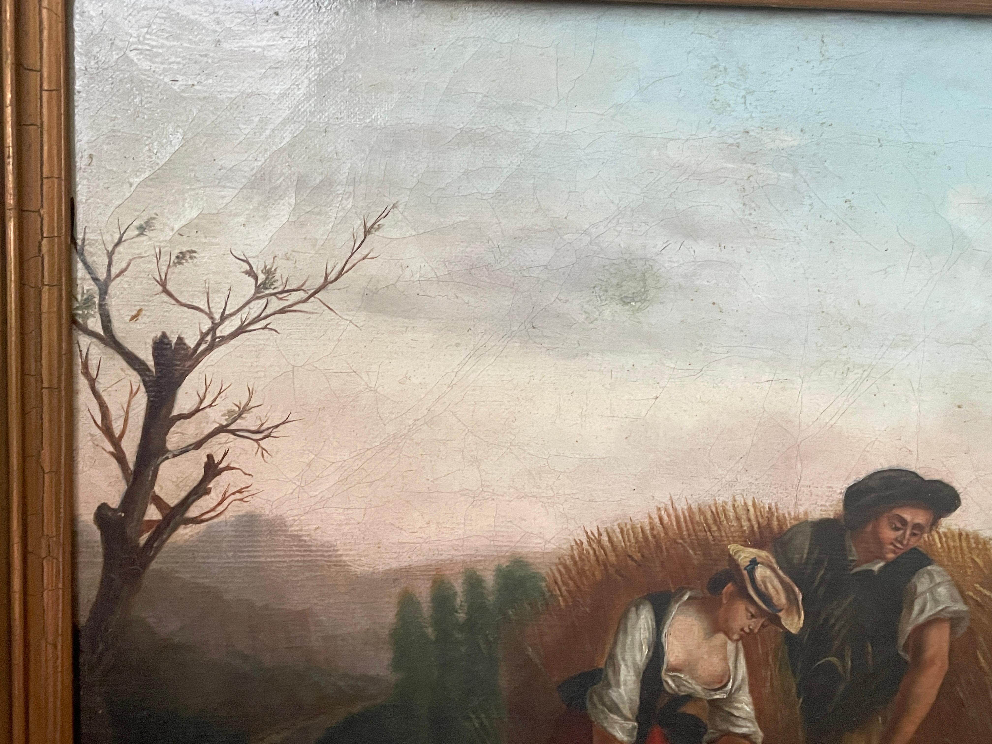 Cane Genre Painting, Germany 19th century, 