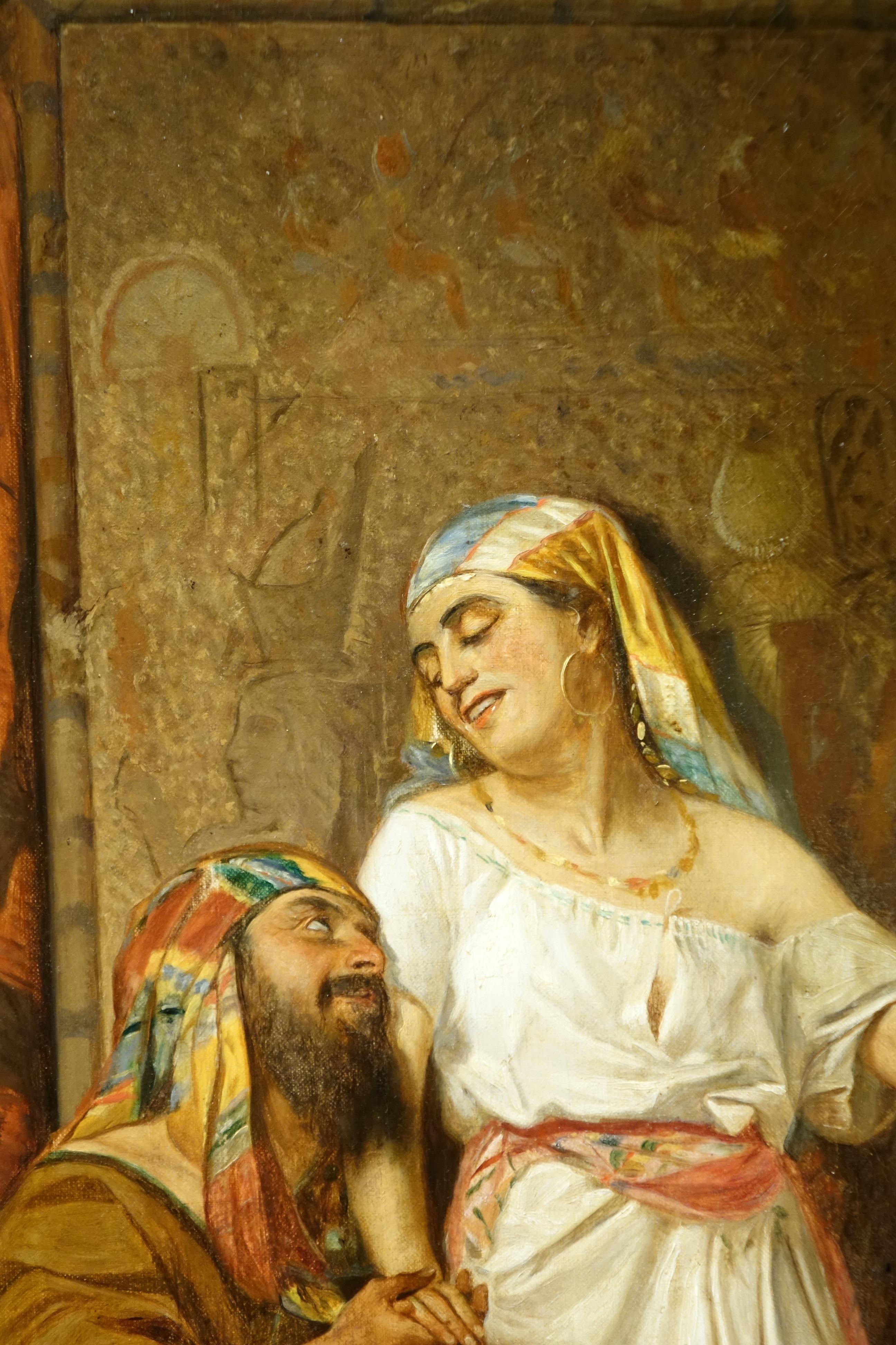 Genre Scene in Ancient Egypt, Eugenio De Giacomi, 1888 6