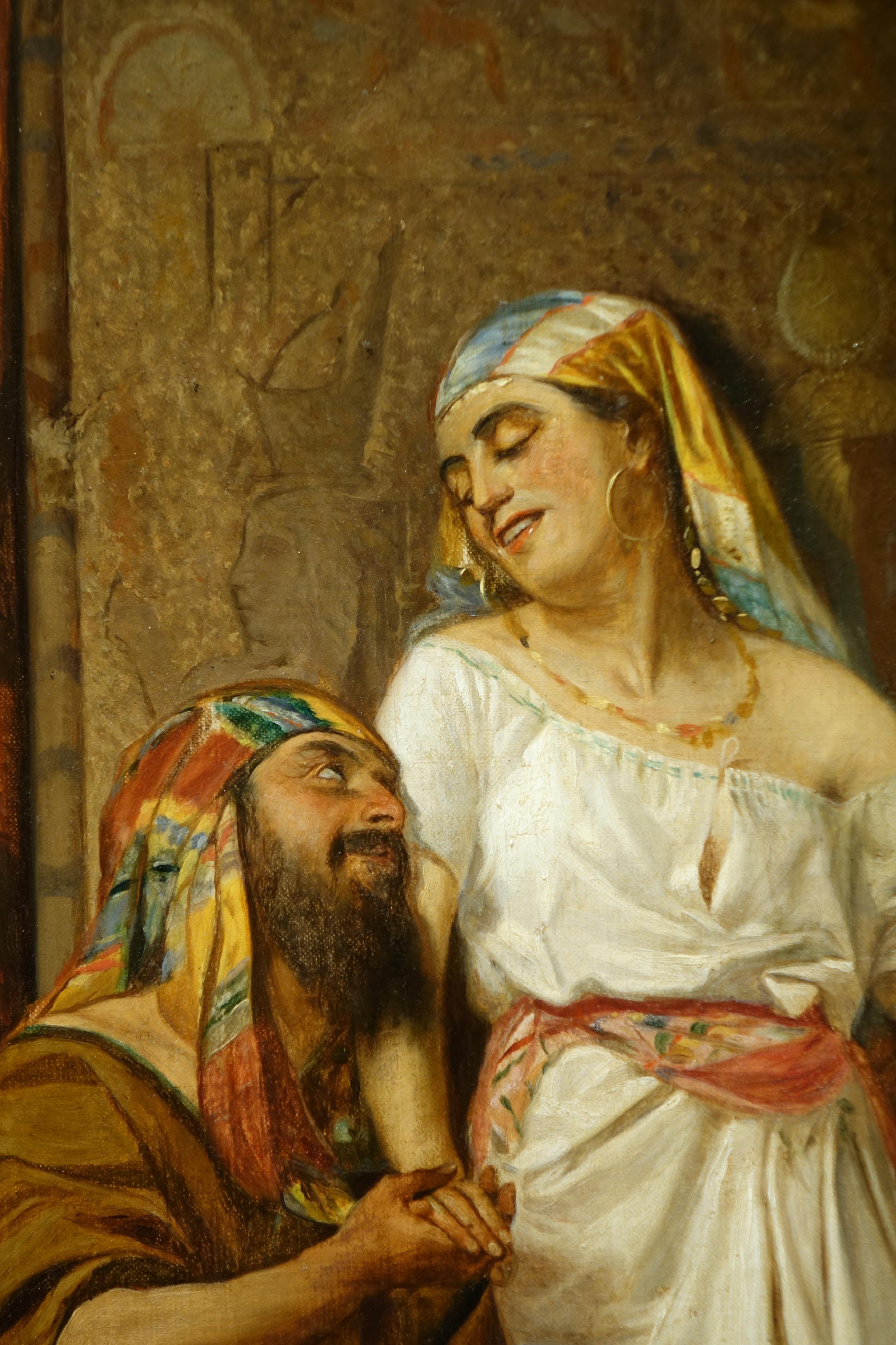 Genre Scene in Ancient Egypt, Eugenio De Giacomi, 1888 7