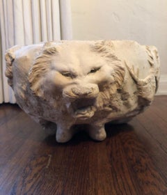 Genryusai Seiya Style Stone Jardineiere/Planter - Zoomorphic “Animals” with Lion