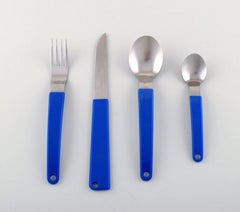 Gense, Sweden. Holiday dinner service, cutlery for four people