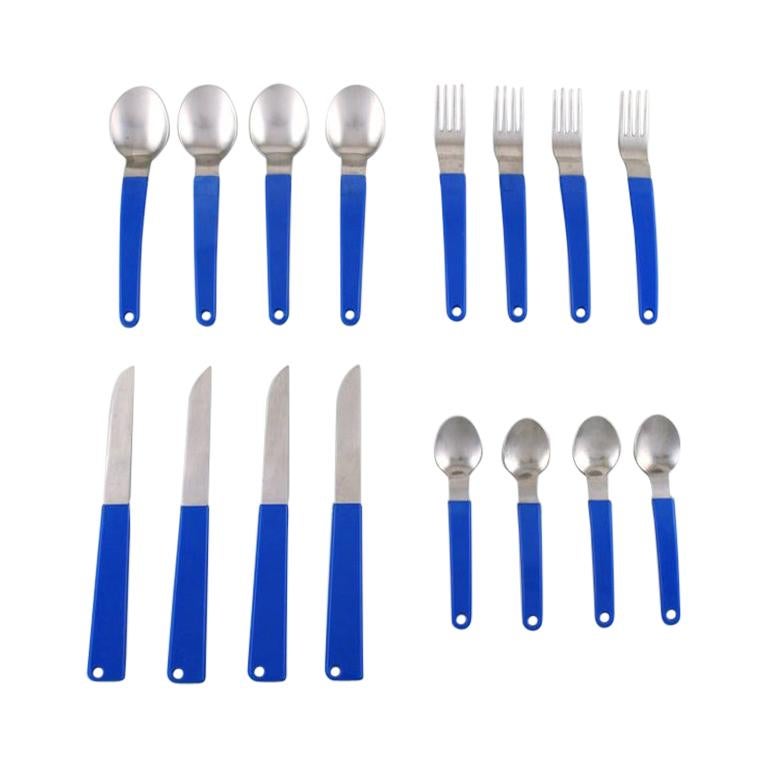 Gense, Sweden. Holiday dinner service, cutlery for four people