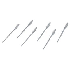 Gense, Sweden, Set of Six Focus Seafood Cutlery in Stainless Steel