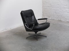 Silla de salón giratoria 'Gentilina' de André Vandenbeuck para Strässle, años 60