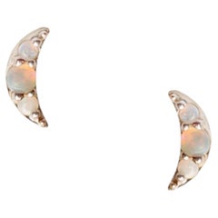 Boucles d'oreilles en or 14 carats avec Opale Douceur par Anastassia Sel Jewelry