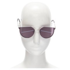 GENTLE MONSTER K-1 02(G) silver black lens line D-frame sunglasses