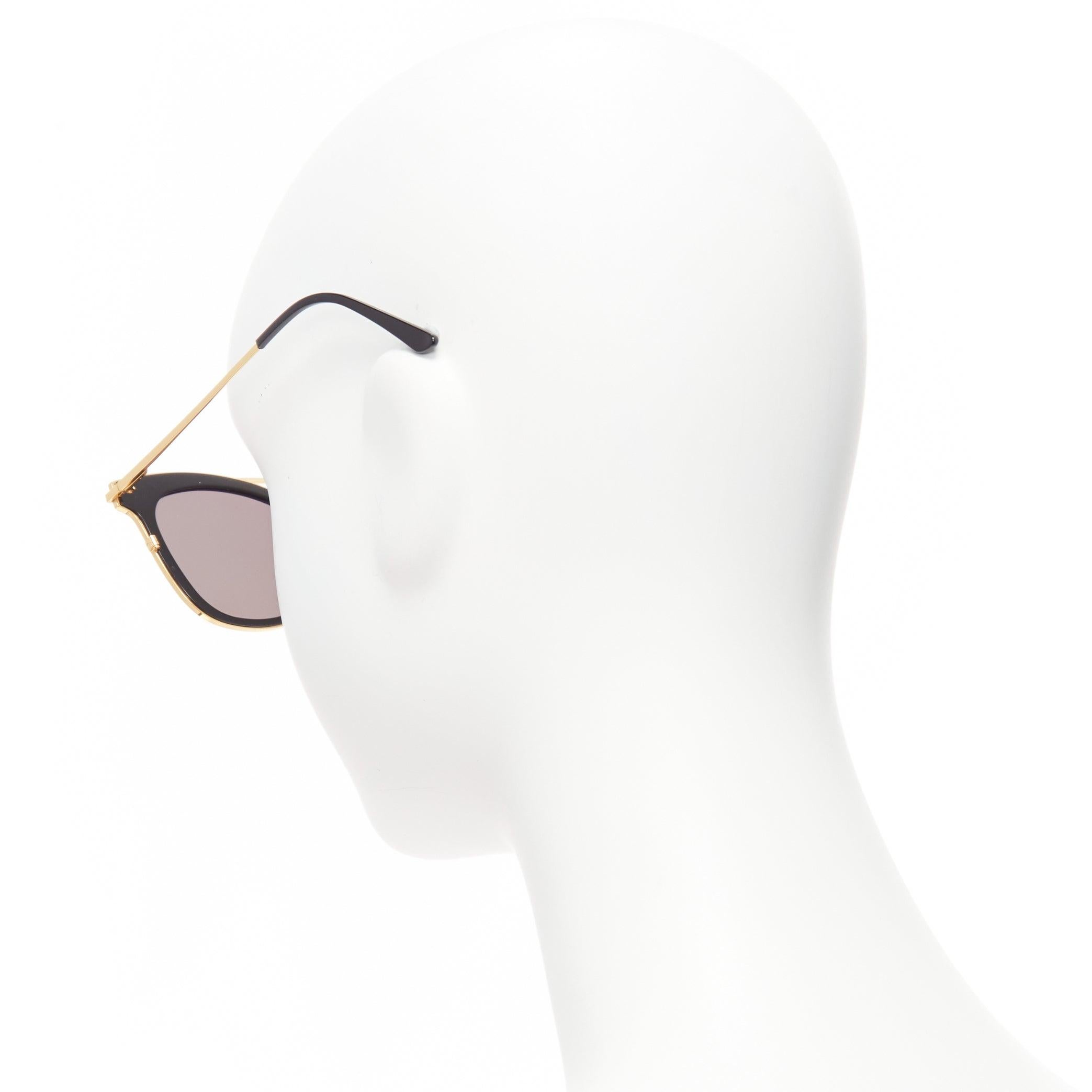 GENTLE MONSTER Moon Cuts orange marble reflective lens sunglasses For Sale 2