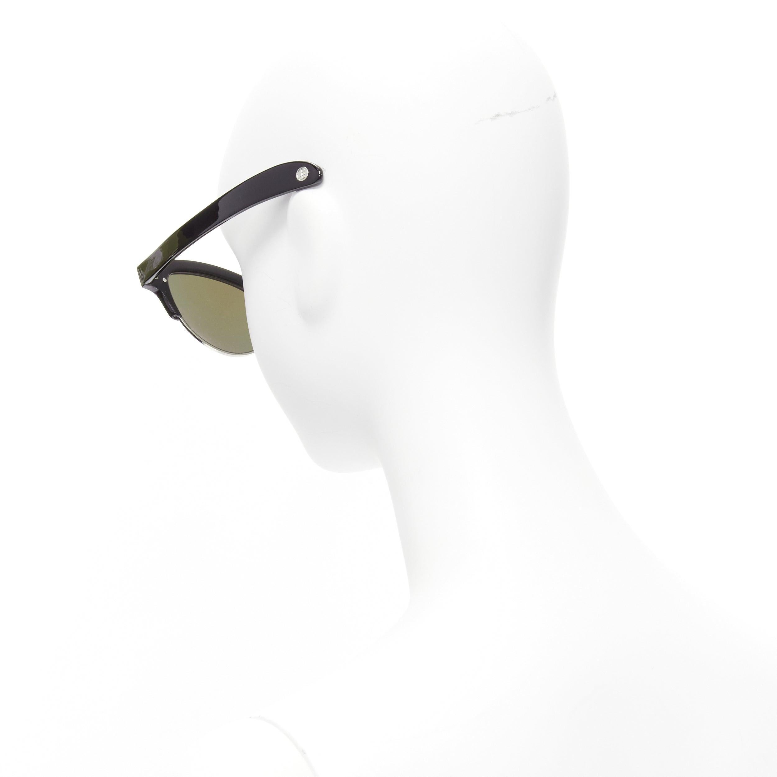 GENTLE MONSTER Pushbutton No.2 Inflexible J01 black cat eye sunglasses 2