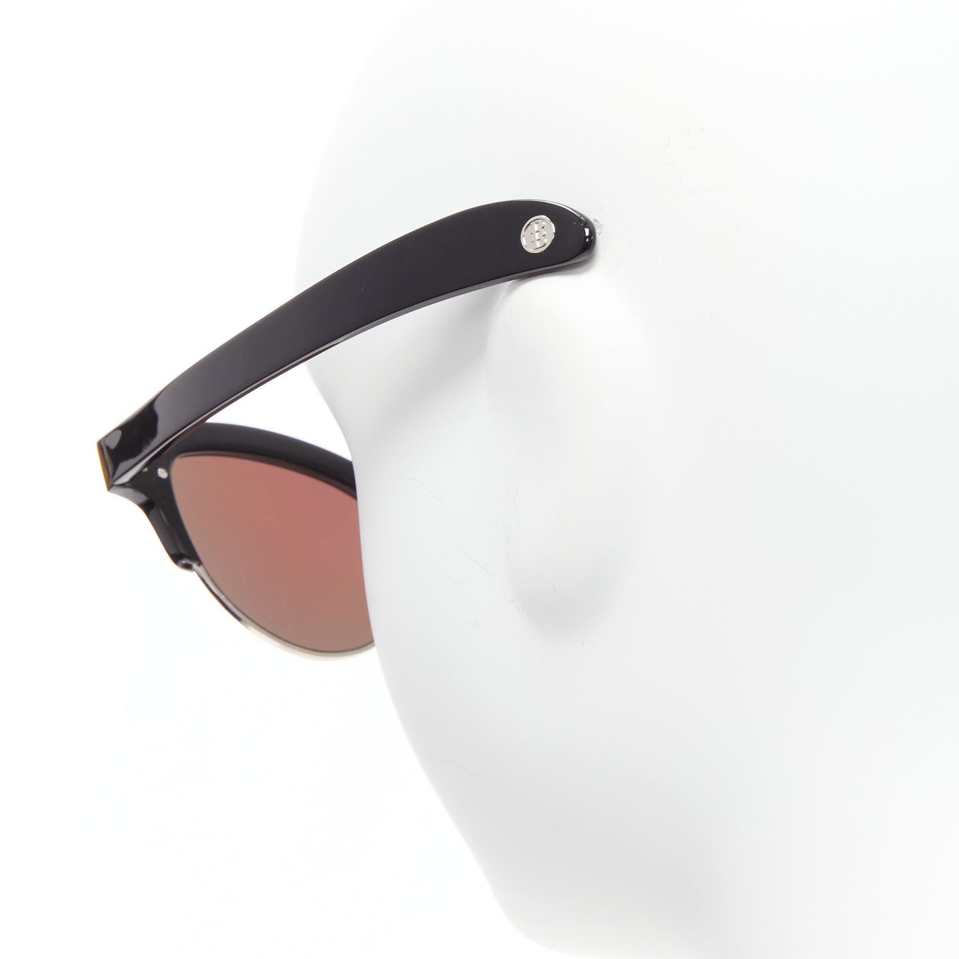 GENTLE MONSTER Pushbutton No.2 Inflexible J01 blue lens cat eye sunglasses For Sale 3