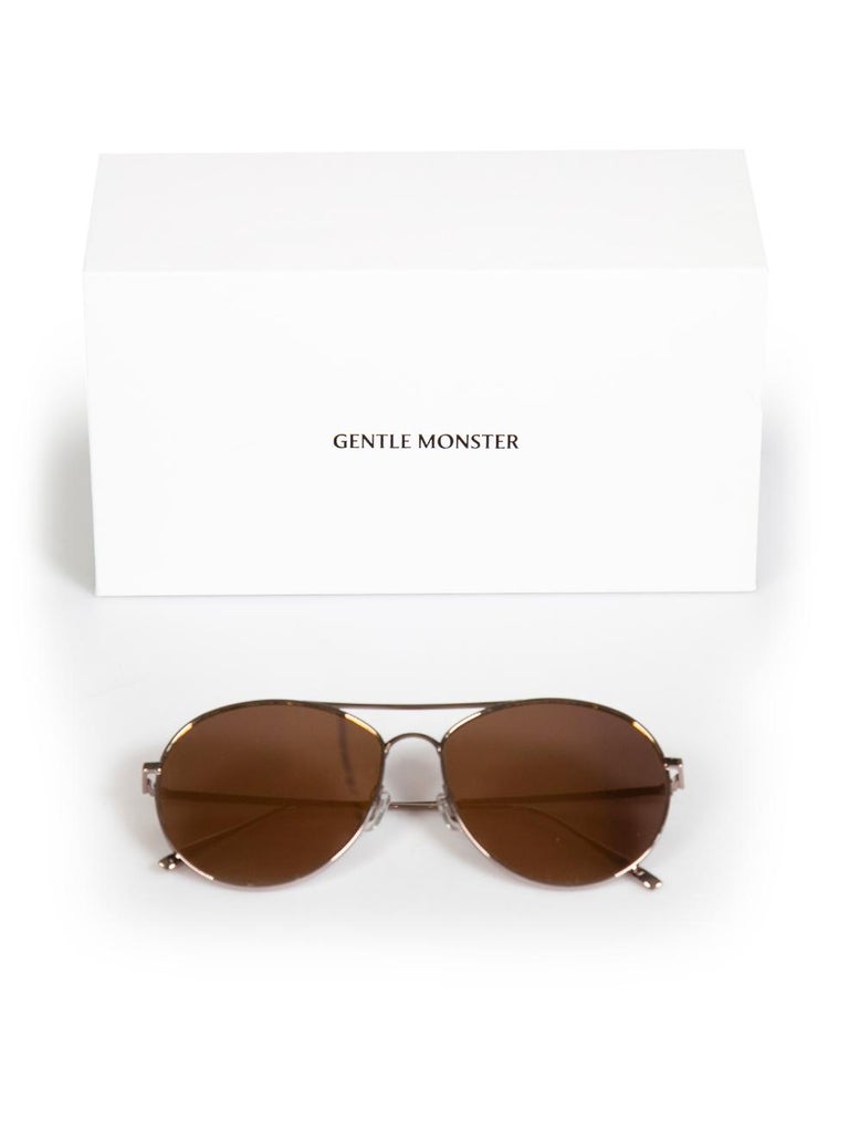 Gentle Monster Ranny Ring Aviator Sunglasses at 1stDibs display picture 2
