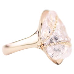 Bague en Morganite 16 Carats 'Bound' (liée)