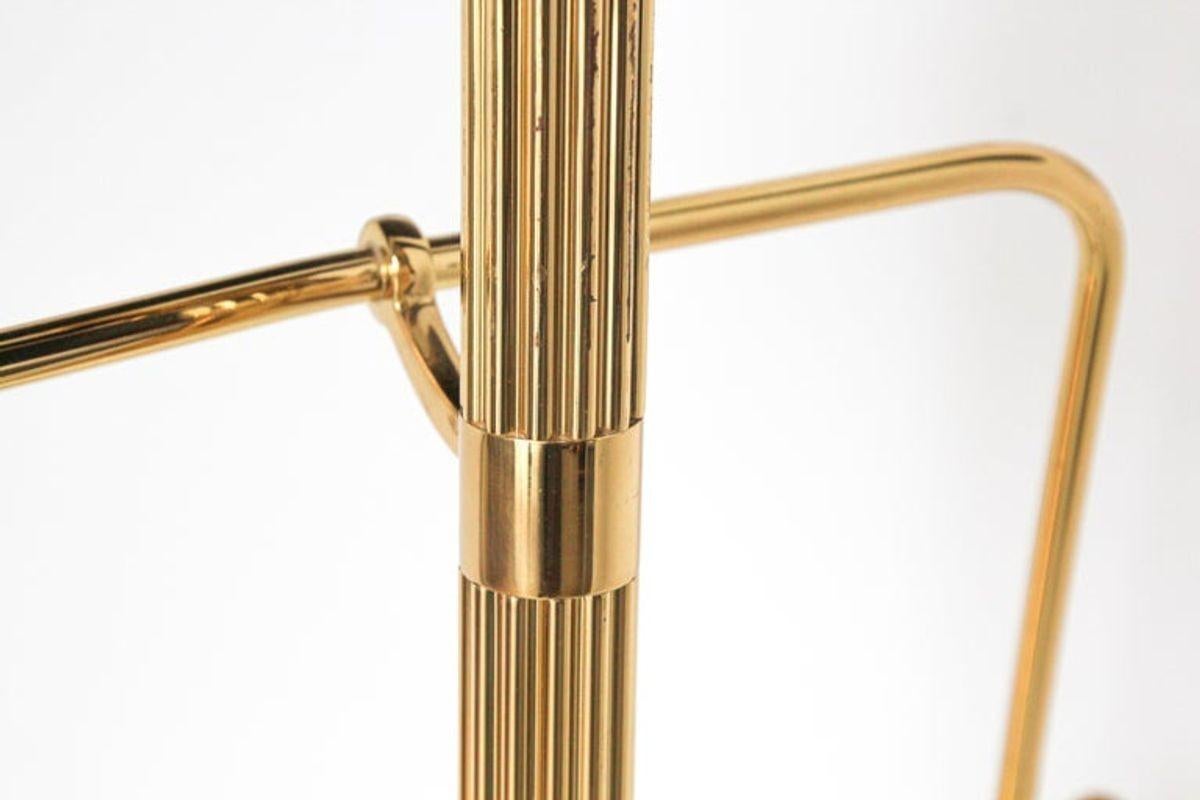 Gentleman Elegant Brass Valet Maison Jansen Made in Italy 9