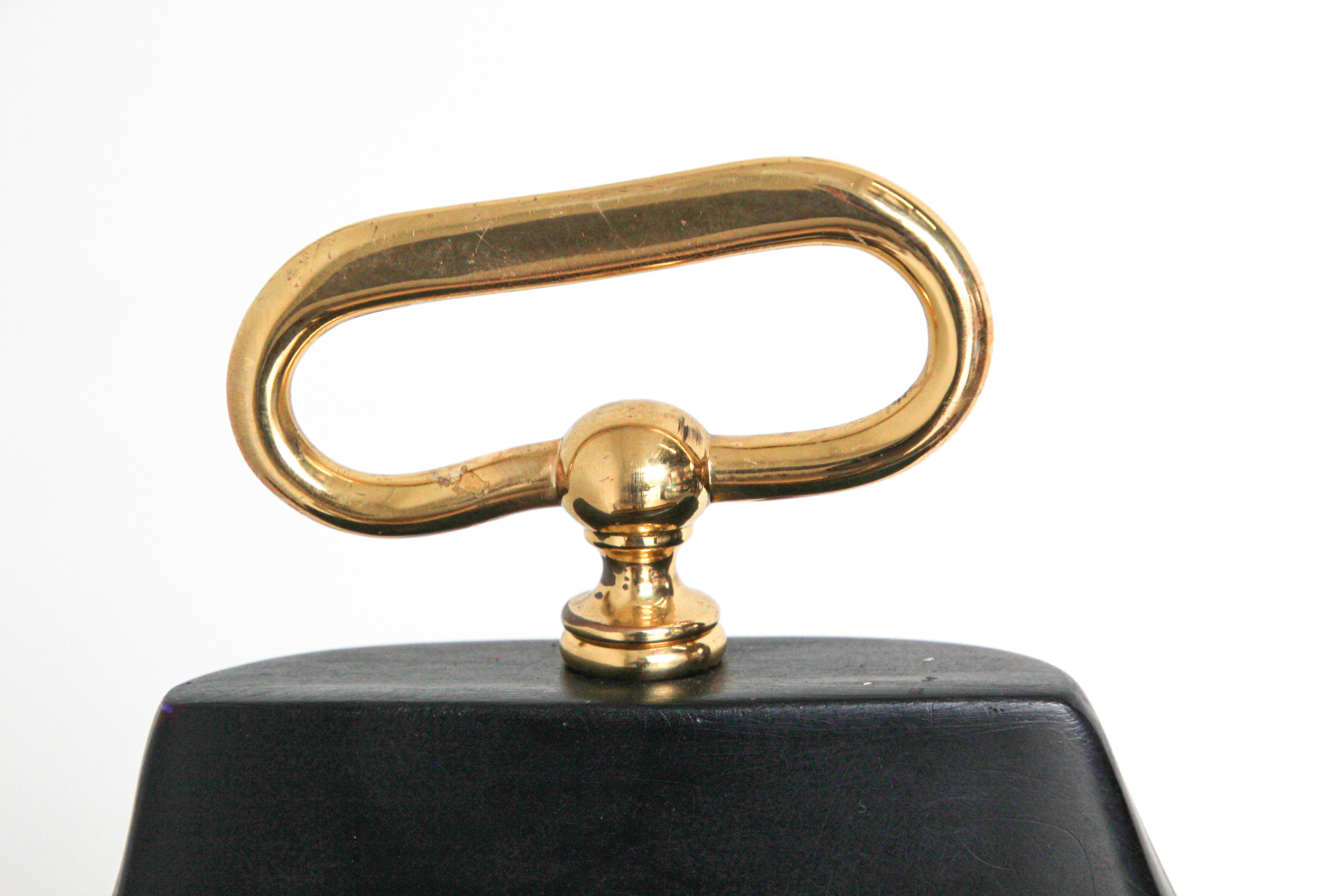 Hand-Crafted Gentleman Elegant Brass Valet Maison Jansen Made in Italy