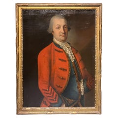 Antique Gentleman Oil Painting on Canvas