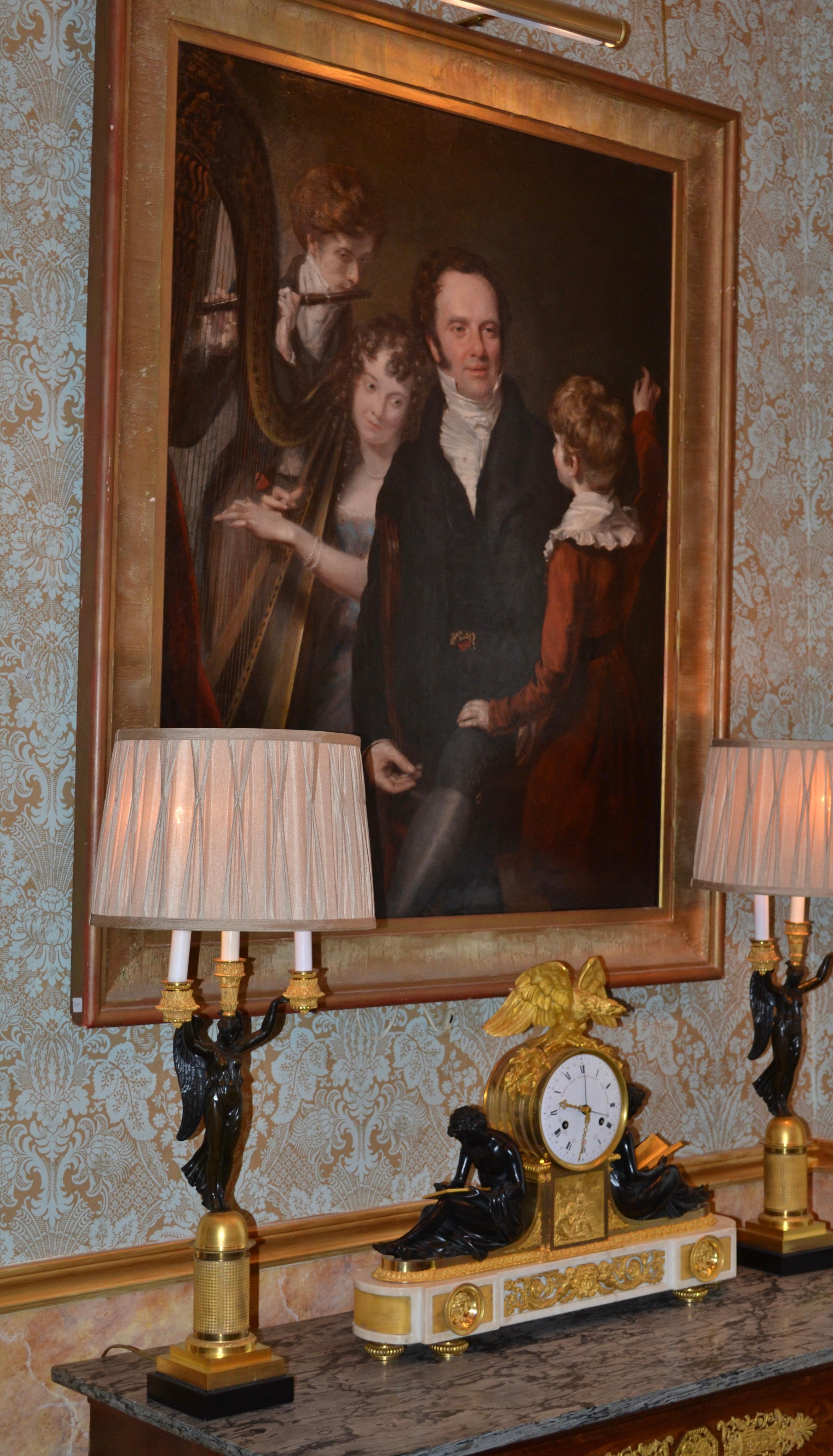 Gentleman with his Three Children by 18th Century English Artist John Opie For Sale 4