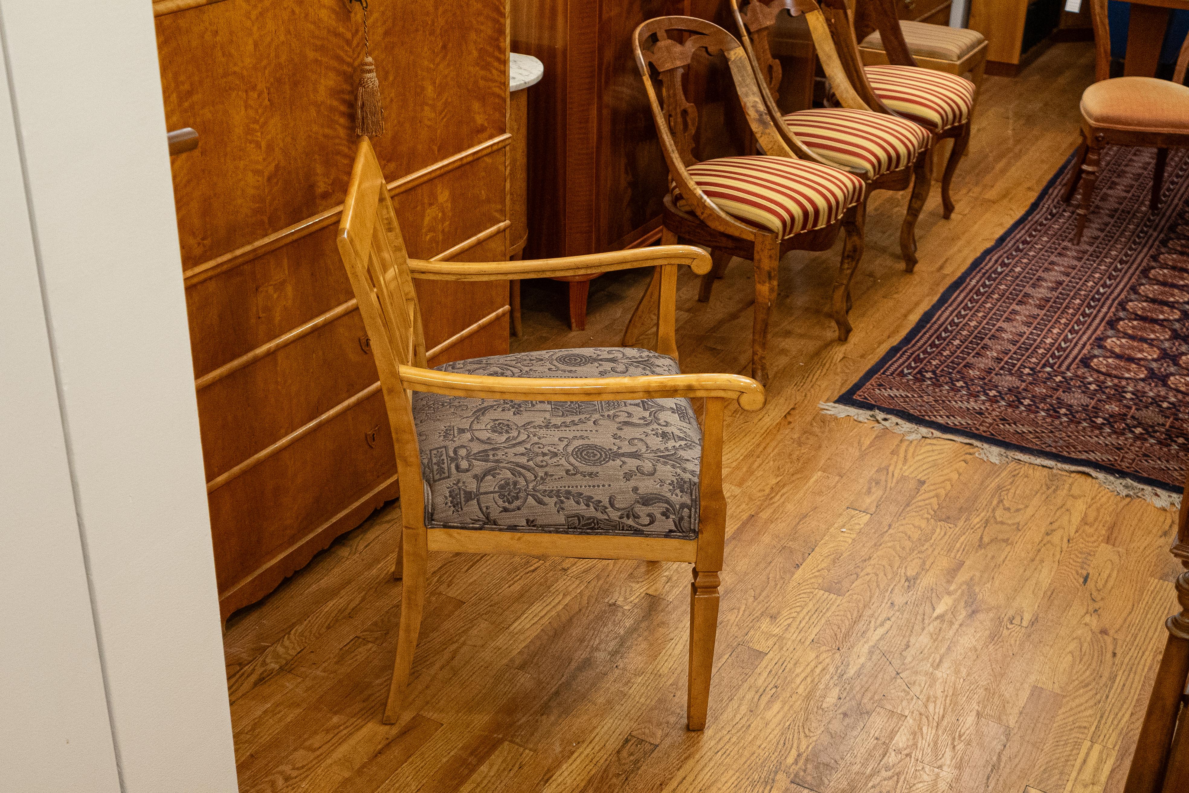 Gentleman's Biedermeier Desk Chair For Sale 8