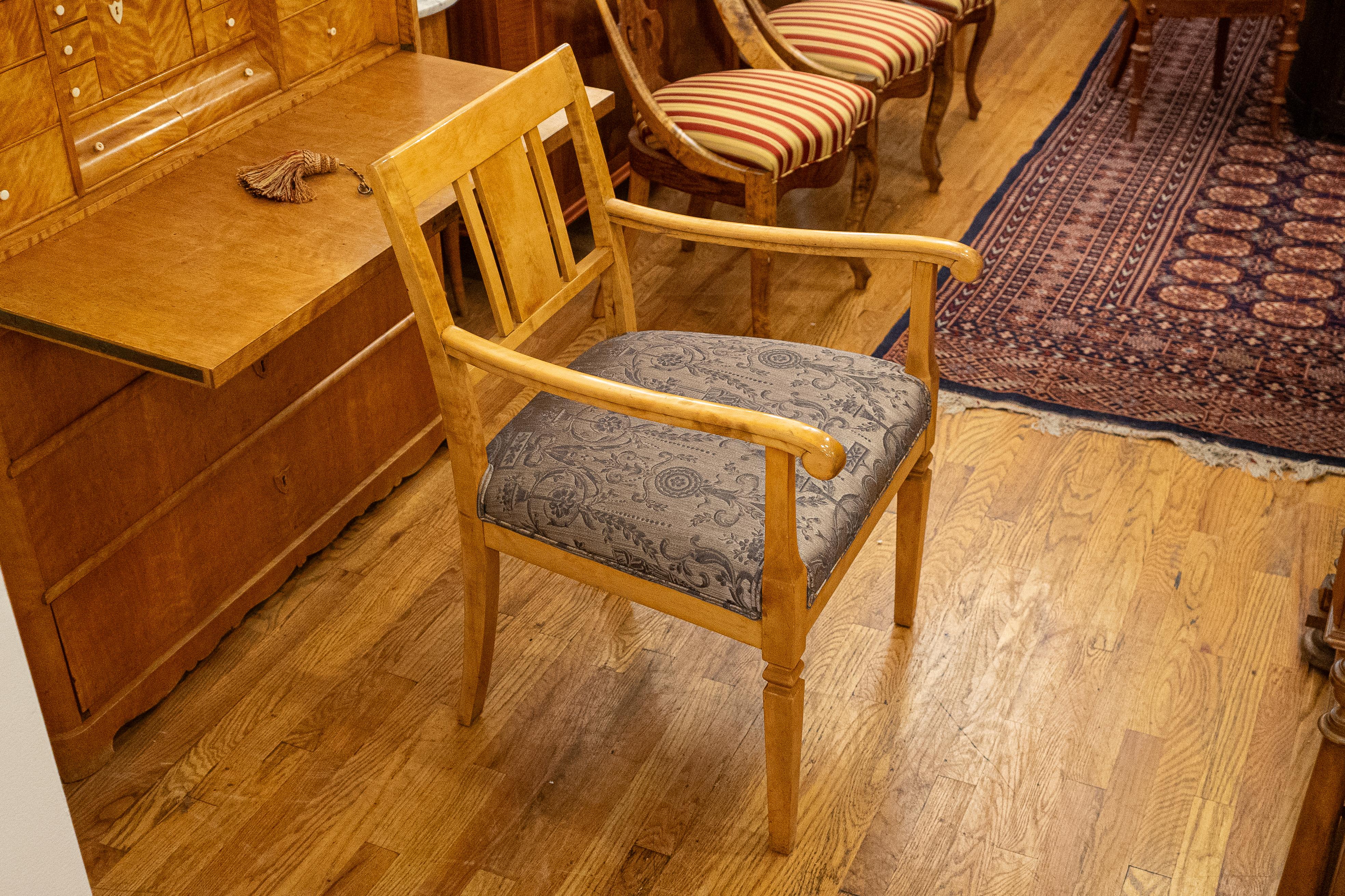 Gentleman's Biedermeier Desk Chair For Sale 2