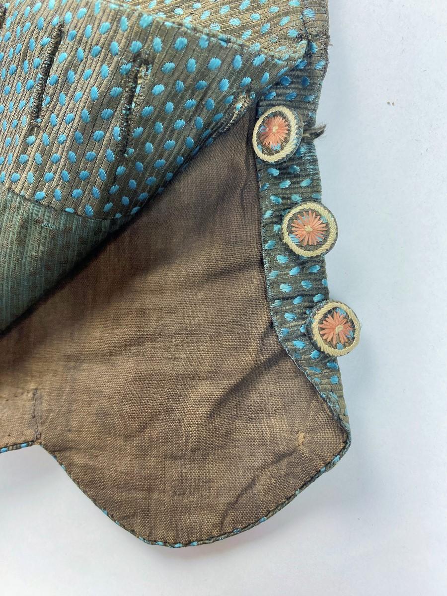 Gentleman's breeches in lampas Silk - France Louis XVI period Circa 1780 8
