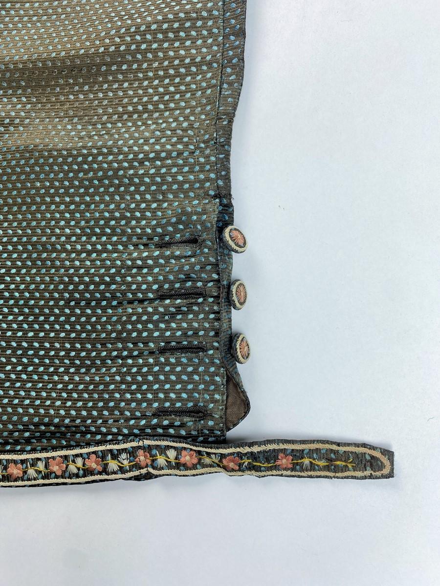 Gentleman's breeches in lampas Silk - France Louis XVI period Circa 1780 9