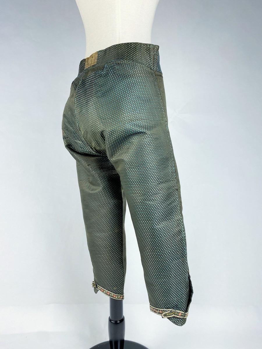 Gentleman's breeches in lampas Silk - France Louis XVI period Circa 1780 1