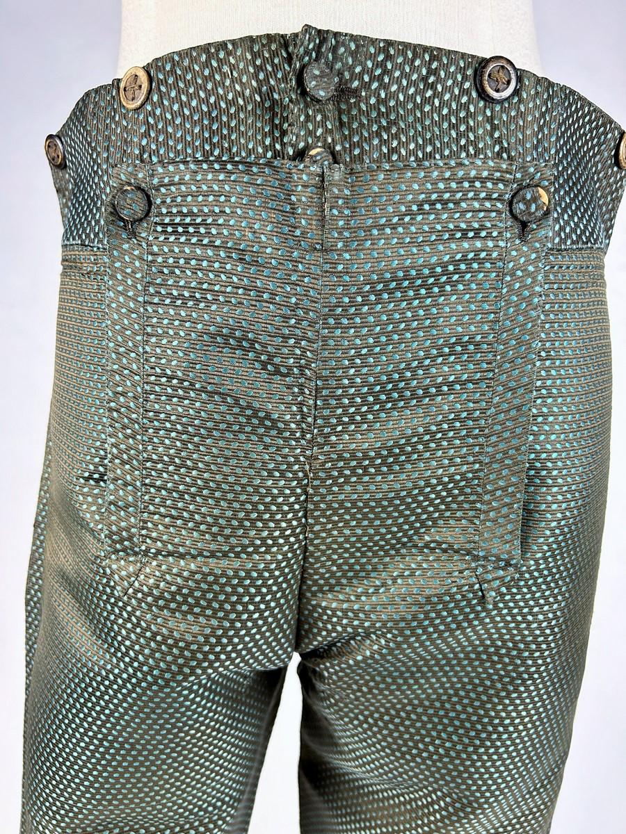 Gentleman's breeches in lampas Silk - France Louis XVI period Circa 1780 3