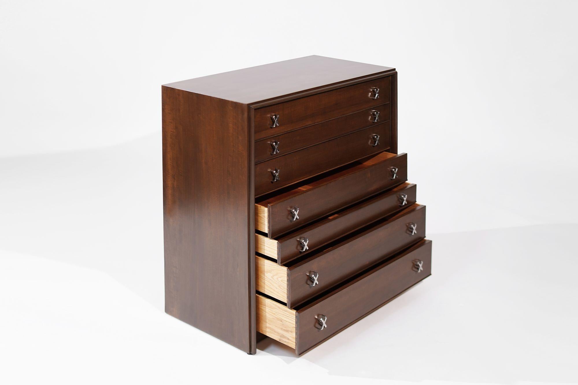 Gentleman's Chest by Paul Frankl, C. 1950s In Excellent Condition For Sale In Westport, CT