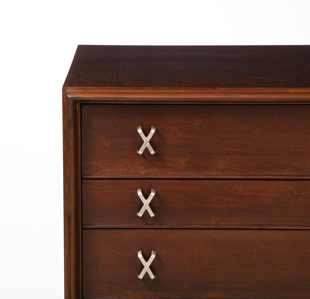 Mid-Century Modern Gentleman's Chest of Drawers by Paul Frankl For Sale