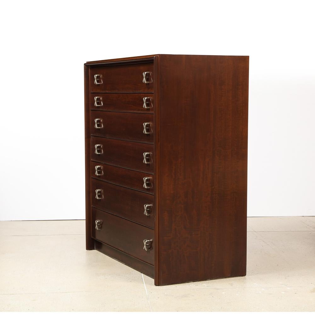 Hand-Crafted Gentleman's Chest of Drawers by Paul Frankl For Sale