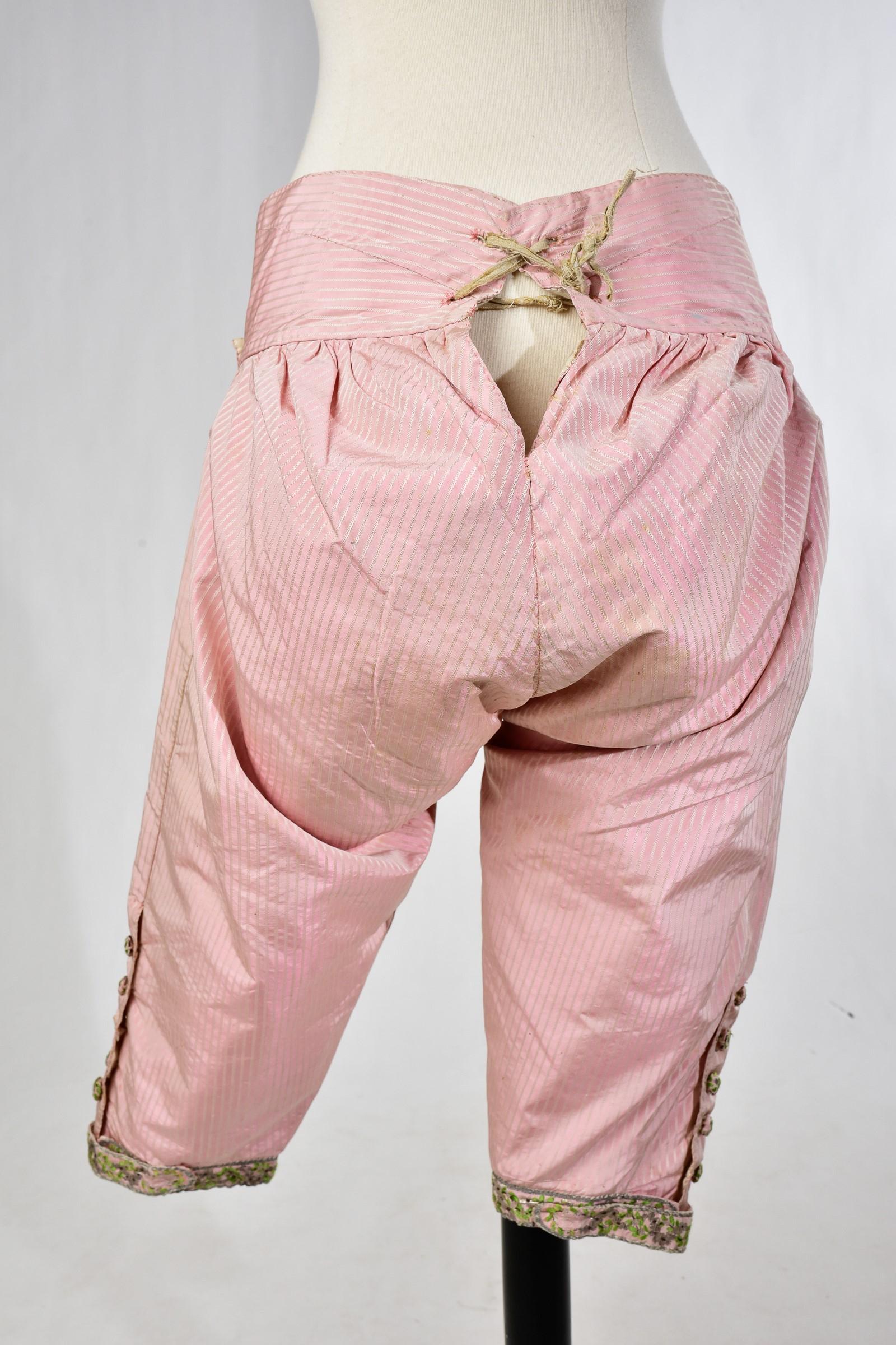 Gentleman's court breeches - France Circa 1780 6