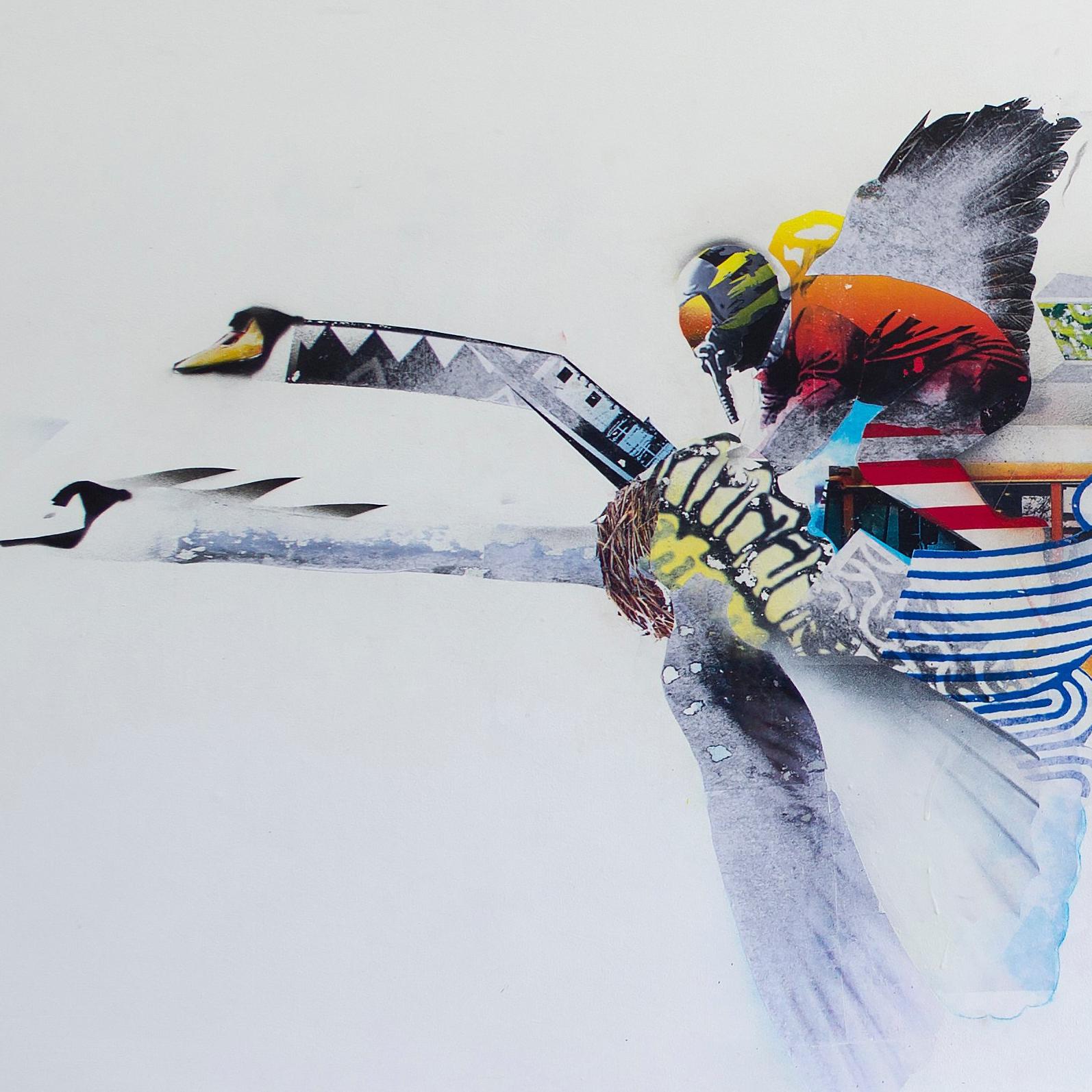 Transporteur aérien - Contemporain Mixed Media Art par Gentleman's Game