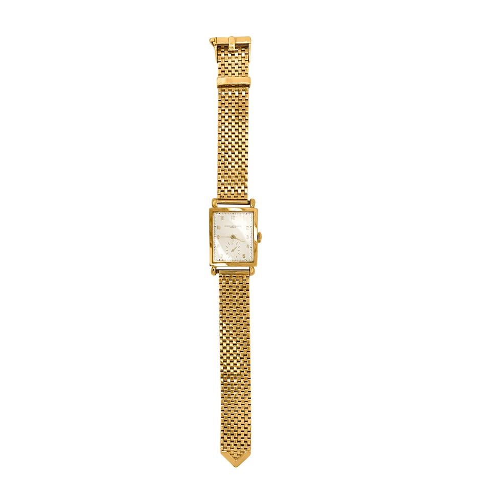 Gentlemans Gold Wristwatch, Vacheron & Constantin For Sale